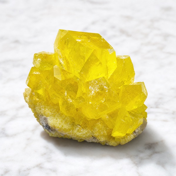 Sulphur mineral specimen