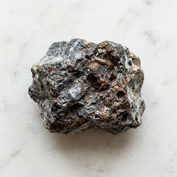 Titanium mineral specimen